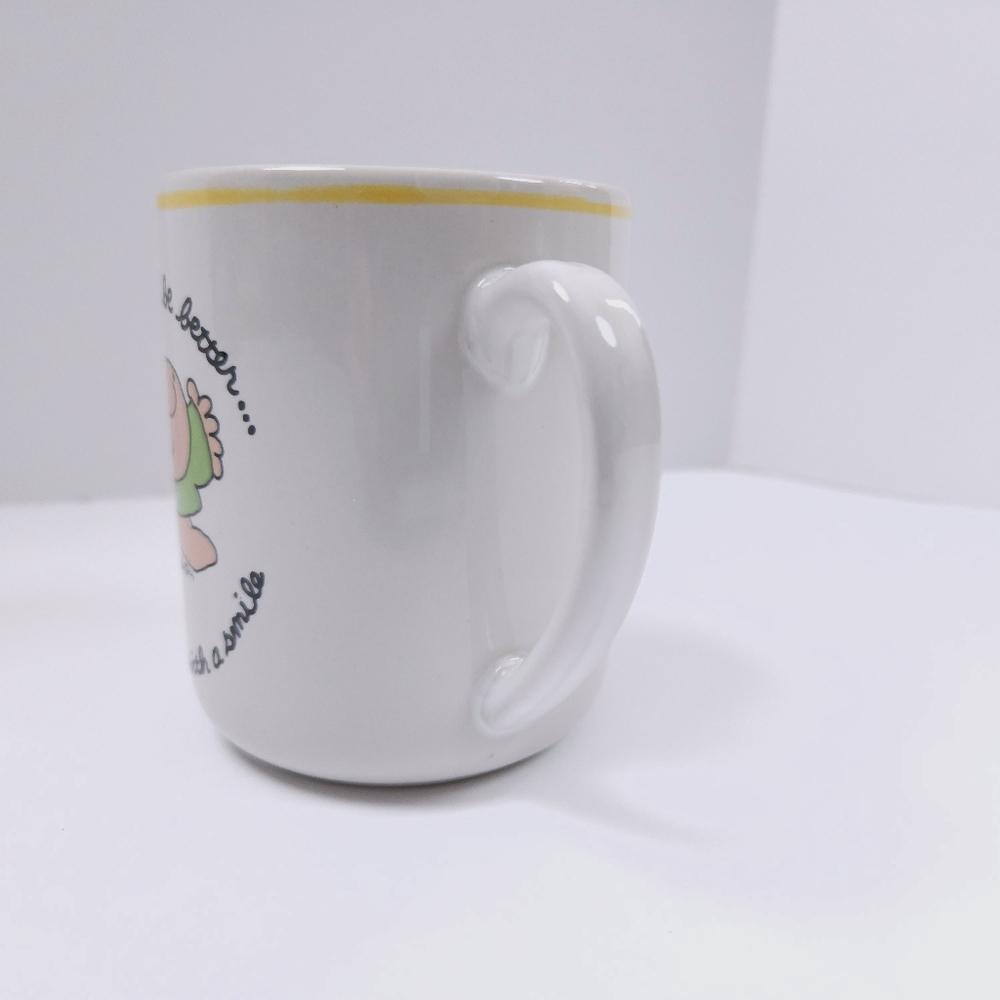 Ziggy Tom Wilson Stoneware Vintage Mug 1983 Today Will be Better Cup - Picture 8 of 8
